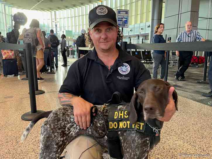 TSA dogs speed up security lines at AUS
