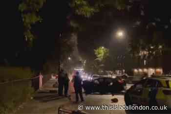 Man arrested after car crashes in east London police chase