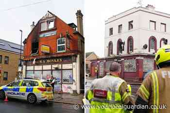 Croydon pub fires 'suspicious': St James’s Road and Gloucester Road