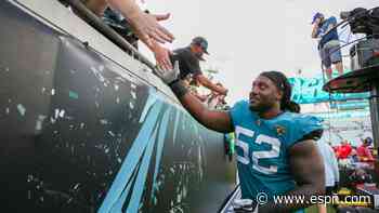 Jaguars put DT Hamilton on IR with back issue