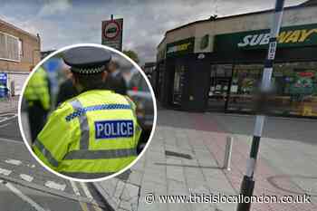Neasden Shopping Centre road shut off after group fight