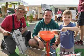 Auf's Korn genommen:  Wochenende begeisterte bei Landesgartenschau in Höxter