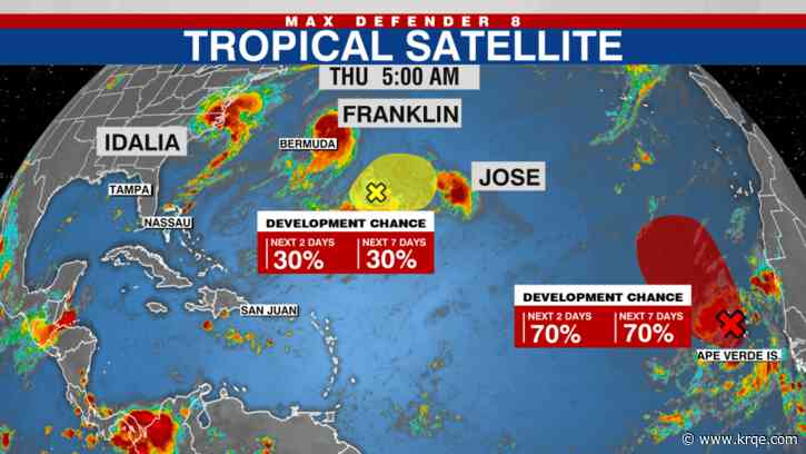 Tropical Storm Jose forms in Atlantic, 2 other disturbances being monitored