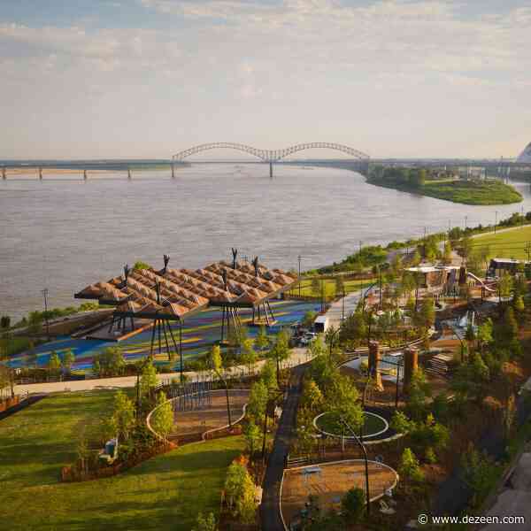 Studio Gang and SCAPE add timber canopy to "inclusive" park on Memphis waterfront