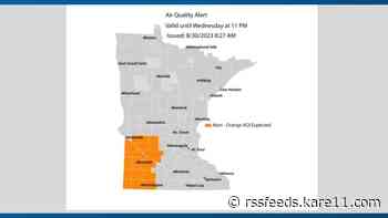 Air quality alert extended for southwest Minnesota