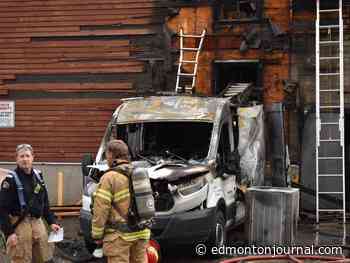 Firefighters respond to vehicle explosion near downtown Edmonton: EFRS
