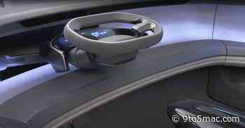 Retractable steering wheel and pedals patented by Apple for Level 4 autonomous car