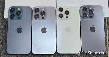 iPhone 15 and iPhone 15 Pro dummy units show off the most boring color options ever