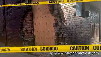 UHaul box truck crashes into New Haven church