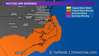 Tropical Storm Warning issued for Outer Banks as North Carolina prepares for Tropical Storm Idalia