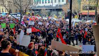 Thousands protest outside SA parliament amid state-wide public teacher strike