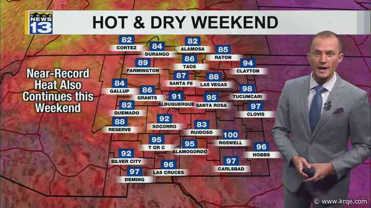 Heat sticks with us into the beginning of September