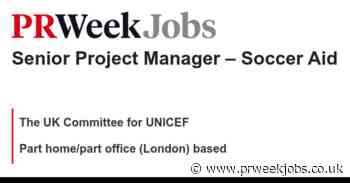The UK Committee for UNICEF: Senior Project Manager – Soccer Aid