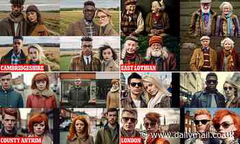 Revealed: What the average people in 13 UK counties look like, according to AI - so do YOU agree?