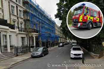 Three people flee fire in Arundel Square, Islington