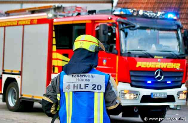 FW Hünxe: Mögliche Geruchs- und Rauchentwicklung durch Vegetationsbrandübung