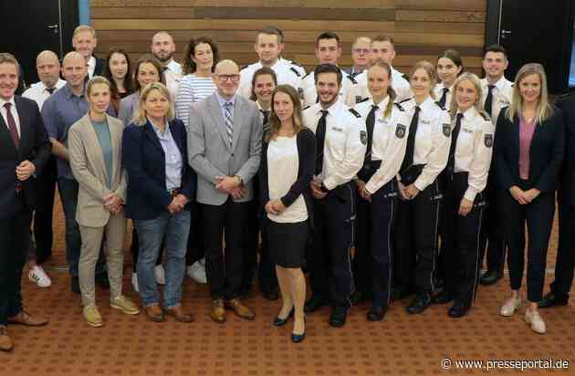 POL-EU: 21 neue Polizeibeamtinnen und Polizeibeamte für den Kreis Euskirchen begrüßt