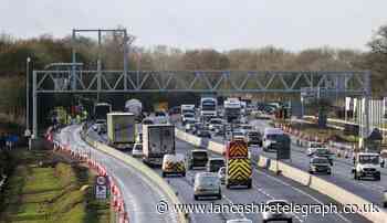 Roadworks on M6 near Lancaster this weekend could cause delays