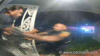 Chaotic video captures struggle between man and police at Miami Gardens home