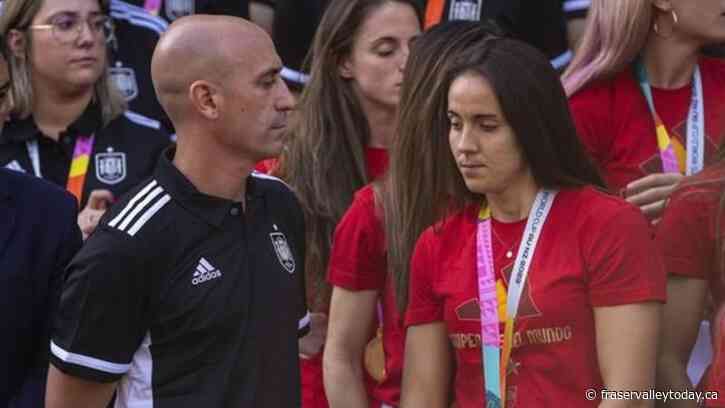 Spain legal panel opens case against suspended soccer chief over World Cup kiss, reports say