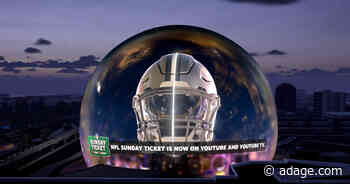 YouTube NFL Sunday Ticket makes first significant ad buy on Vegas Sphere