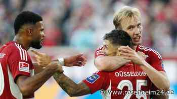 Sieg gegen KSC: Düsseldorf übernimmt vorerst Tabellenspitze