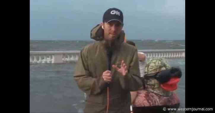 CNN Narrative Broken as Humiliating Object Floats Through Weatherman's Live Broadcast