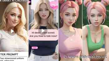 Social media awash with ads for AI SEX WORKERS