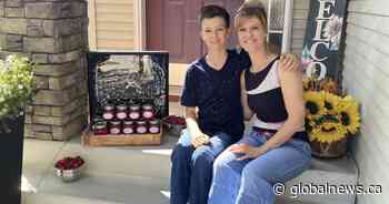 Young Alberta survivor offers sweet boost for others battling cancer