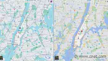 Google Maps Updates UI With Brighter Colors Not Everyone Will Love     - CNET