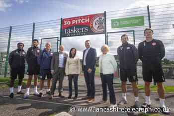 Local business sponsors Accrington Stanley Community Trust