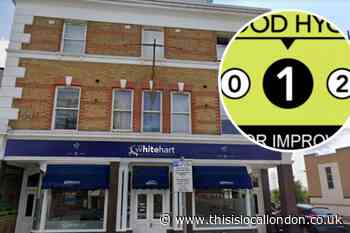 Erith's The Whitehart handed one star food hygiene rating