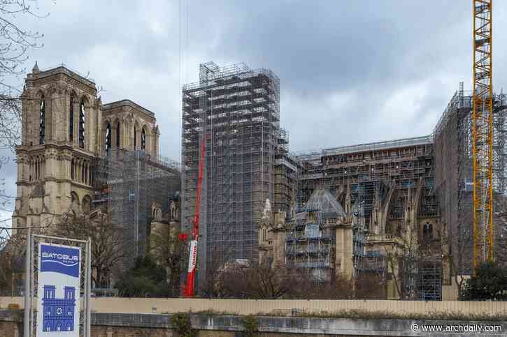 Notre Dame Cathedral Rebuilds Timber Roof and Regains Spire