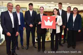 Die neuen Azubis der Kreissparkasse Halle