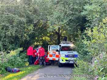 Elderly man fell off bike into ravine near Darwen rescued
