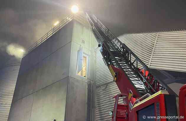 FW Horn-Bad Meinberg: Brand in einem Industriebetrieb beschäftigt 70 Einsatzkräfte fast 10 Stunden