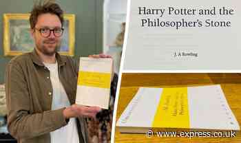 ‘I found a draft copy of the first Harry Potter book for £1 - but it may be worth £20,000'