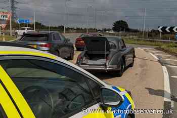 Broken down car caused A405 North Orbital Road delays