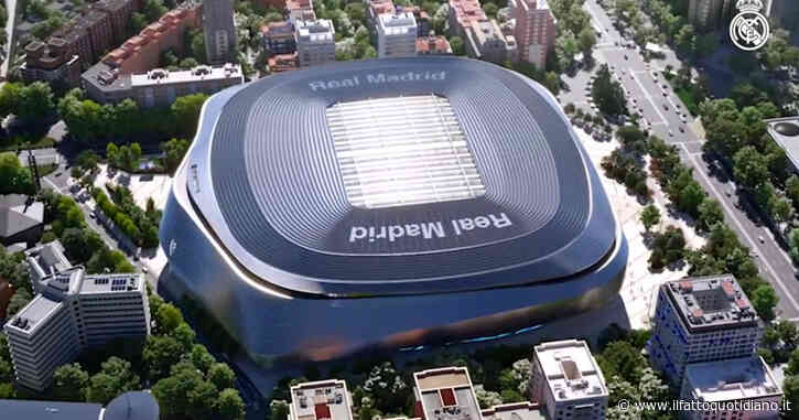 Lo stadio Bernabeu torna a splendere: è pronta la nuova casa del Real Madrid. Il video è da brividi