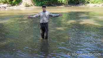 In Mississippi, a tiny fish is reintroduced to the river where it disappeared 50 years ago
