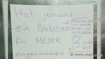 Nachbar sucht nach Päckchen – seine Skizze bleibt nicht unkommentiert