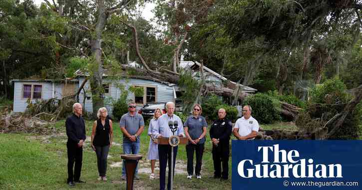 Biden tours Florida hurricane damage: ‘nobody can deny impacts of climate crisis’