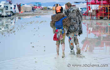 Burning Man attendees advised to 'shelter in place,' conserve food and water due to heavy rain