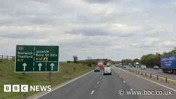 Man dies following A14 crash