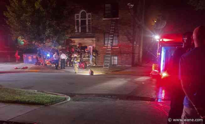At least 1 injured in apartment fire downtown Fort Wayne