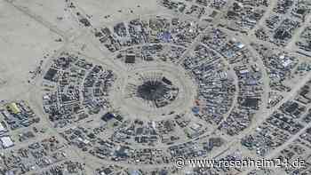Festival „Burning Man“ versinkt im Schlamm