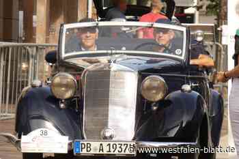 Paderborner Oldtimerrallye feiert Abschluss in der Innenstadt