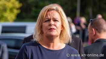 Faeser über Wahlkampf in Hessen: „Rennen noch offen“