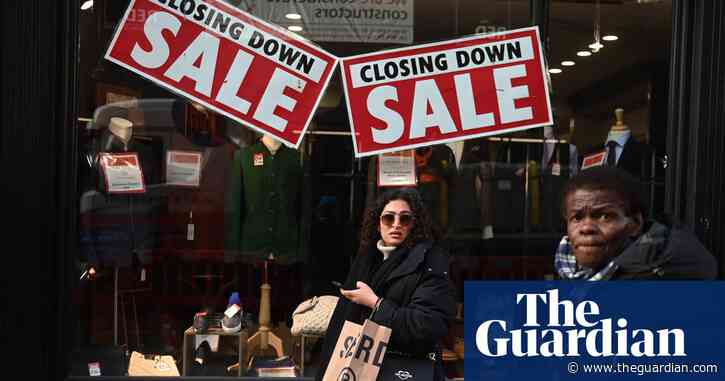 High interest rates ‘will lead to thousands of UK firms failing in 2024’