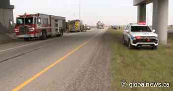 Parts of northeast Calgary highway closed after serious vehicle incident